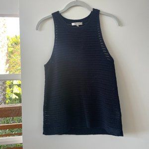 Madewell Sleeveless Knit Crew Neck‎ Sweater in Navy, Size XS